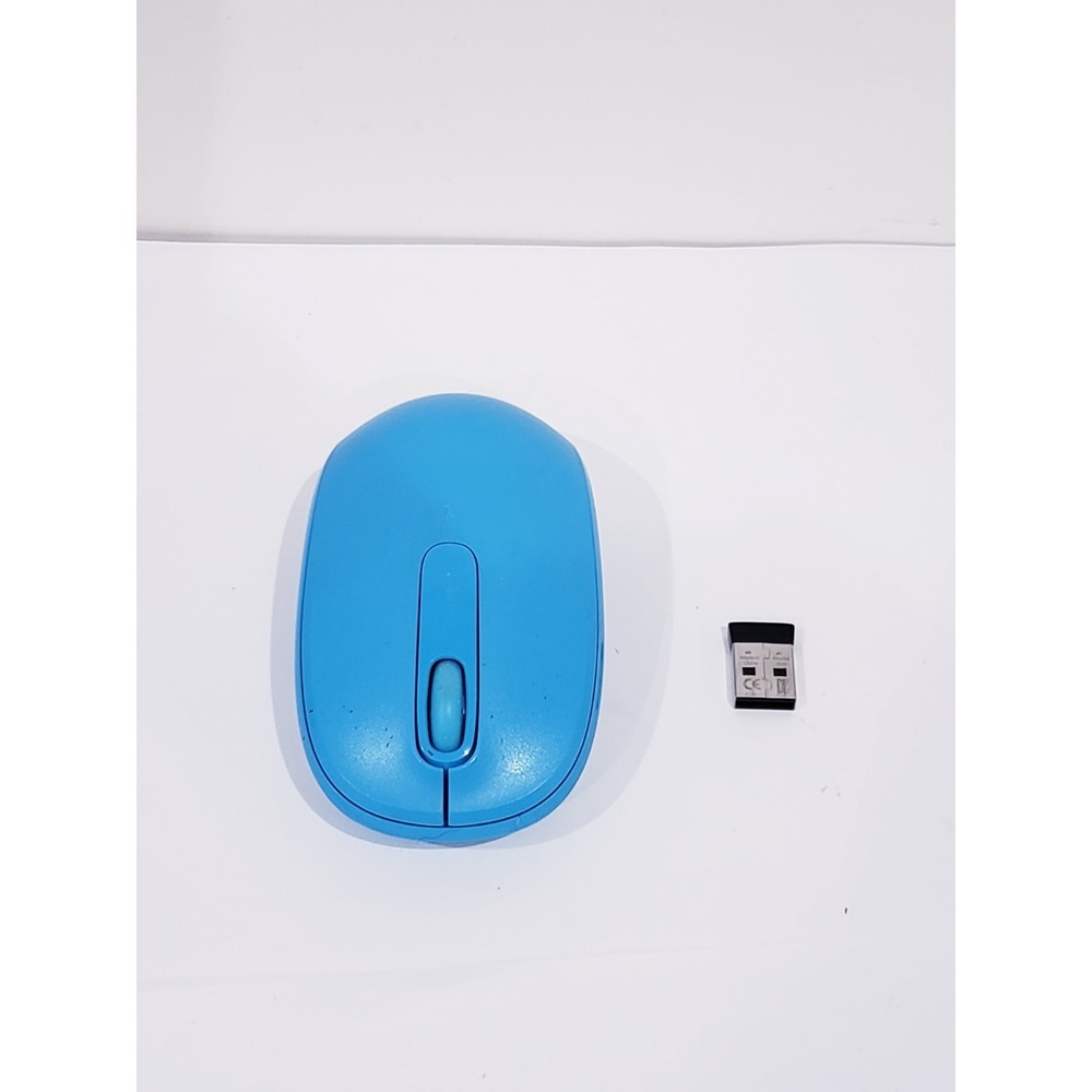 Genuine Microsoft Wireless Mobile Mouse 1850 (Blue) With Receiver